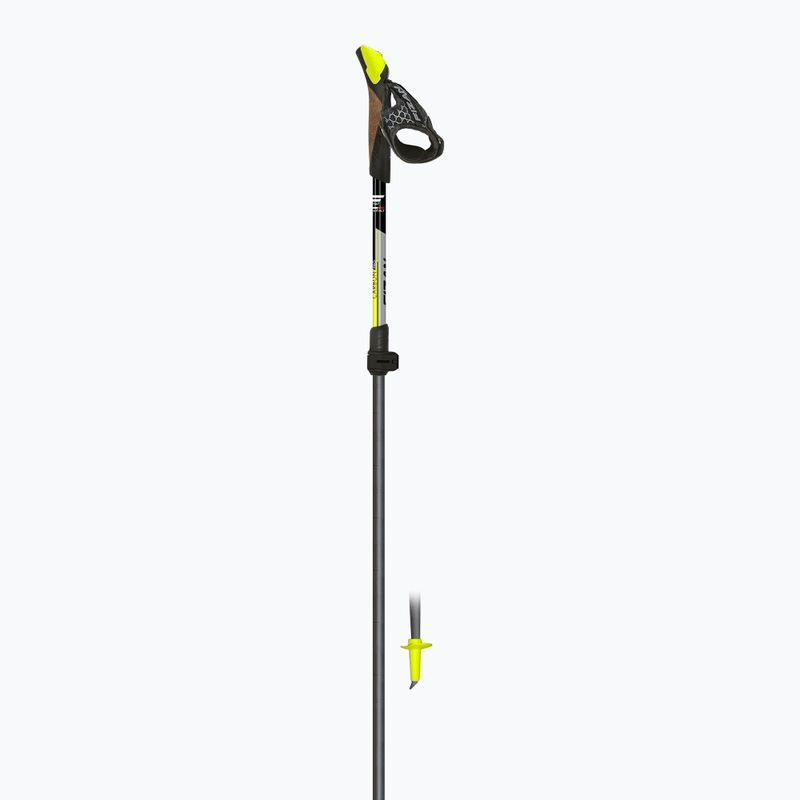 Nordic walking poles Fizan Carbon Pro yellow 2