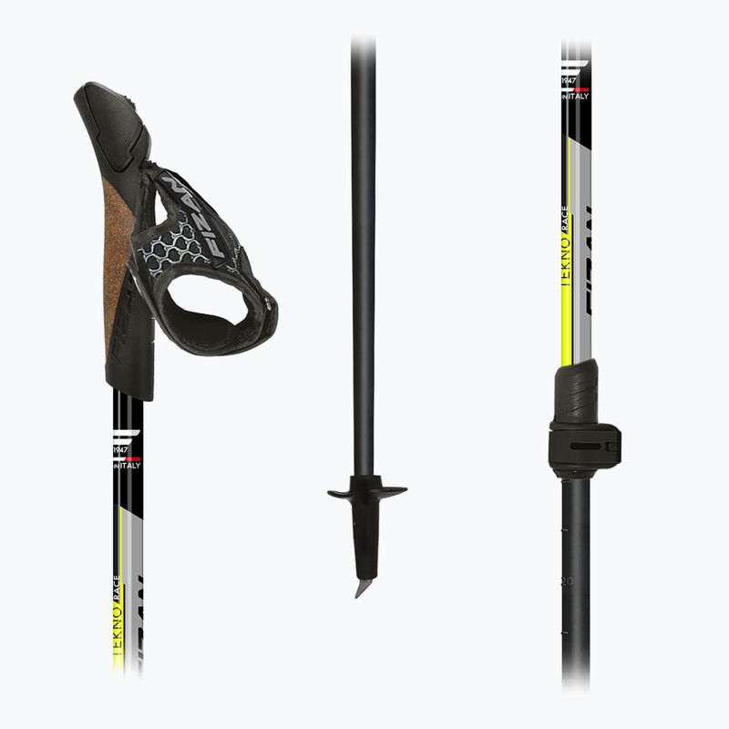 Nordic walking poles Fizan Tekno yellow 5