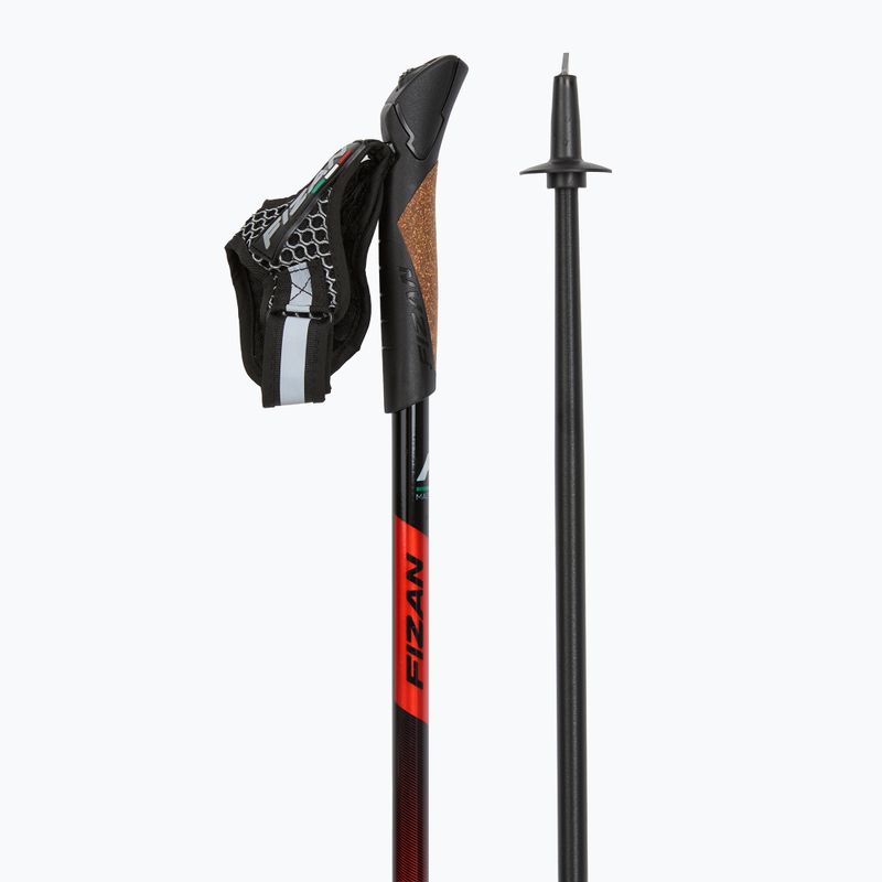 Nordic walking poles Fizan R-Evolution Pro red 3