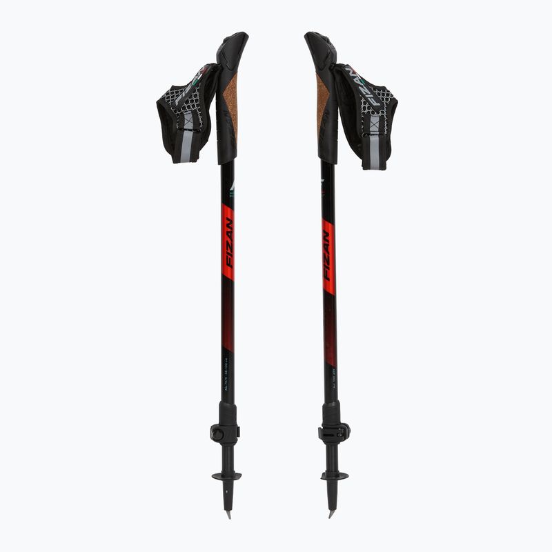 Nordic walking poles Fizan R-Evolution Pro red 5