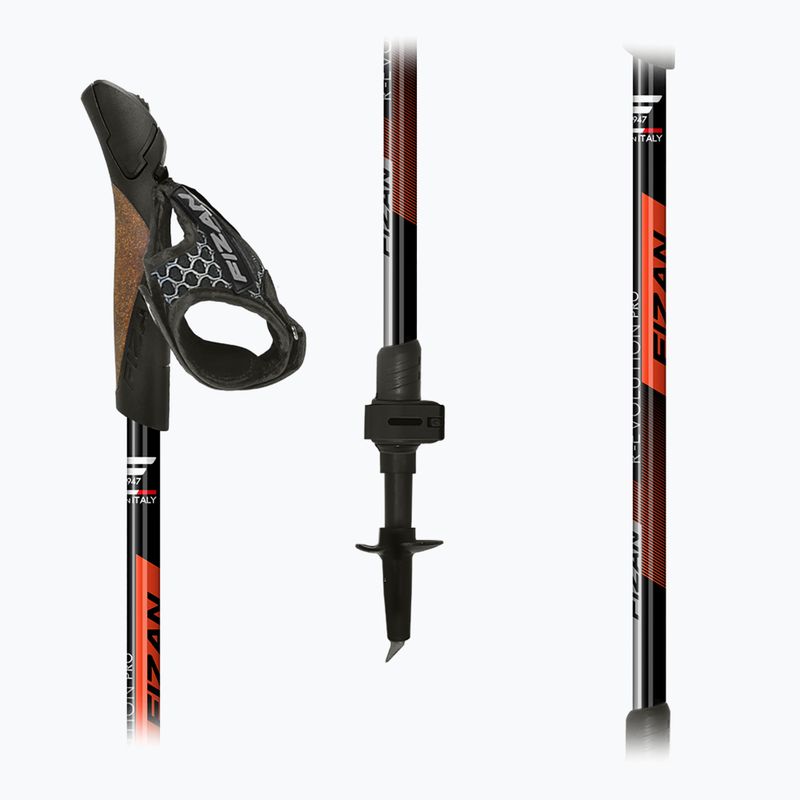 Nordic walking poles Fizan R-Evolution Pro red 4