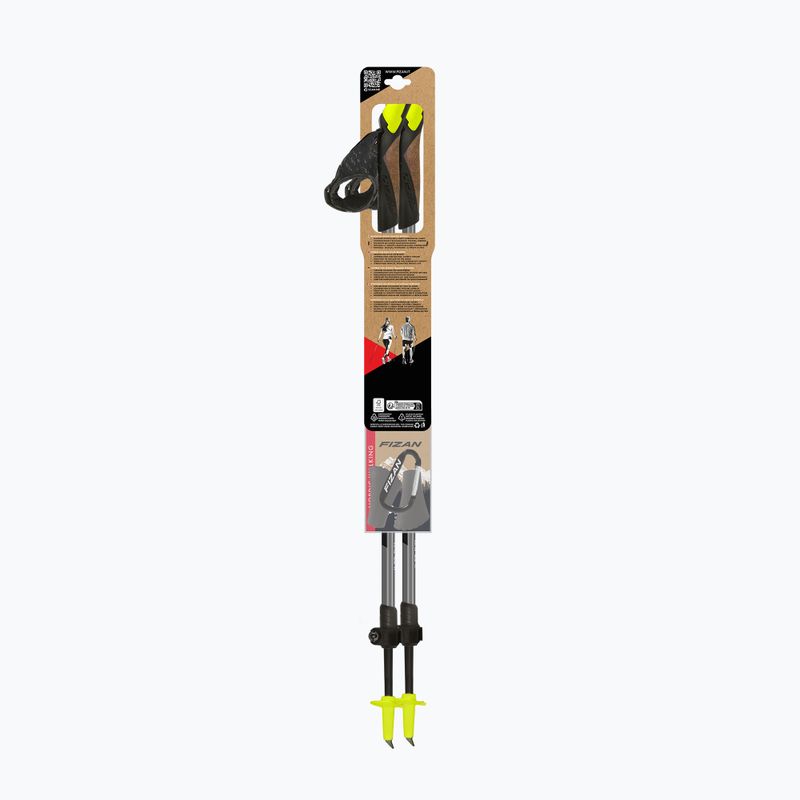 Nordic walking poles Fizan Speed Race yellow 6