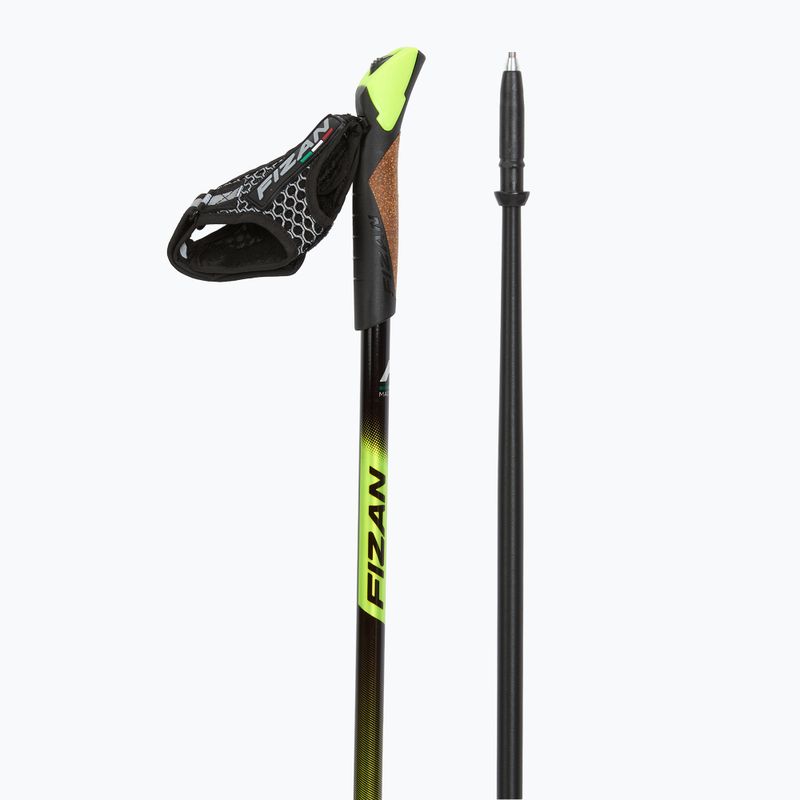 Nordic walking poles Fizan Speed yellow 3