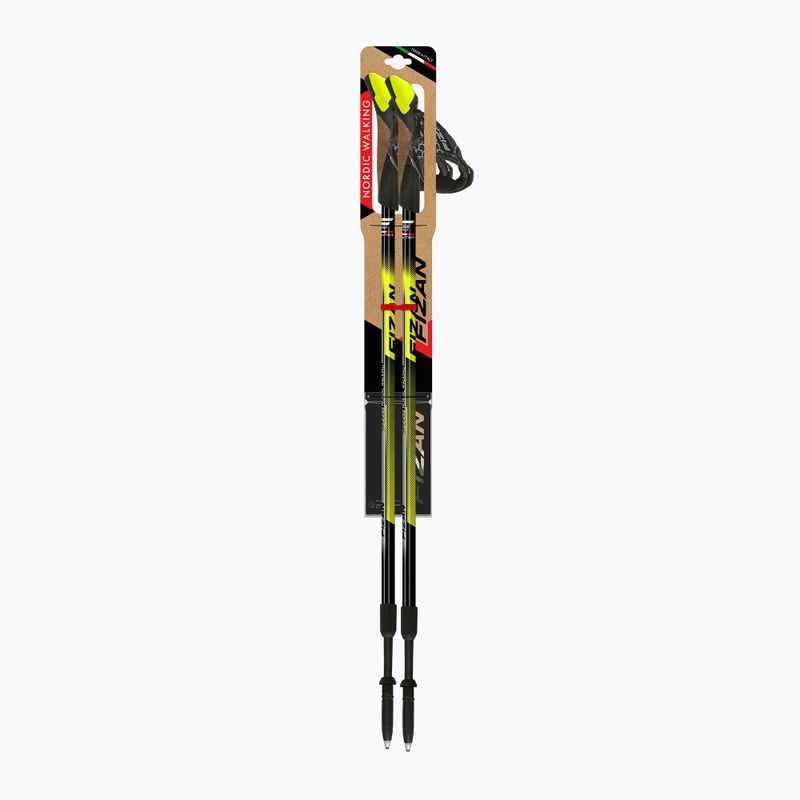Nordic walking poles Fizan Speed yellow 3