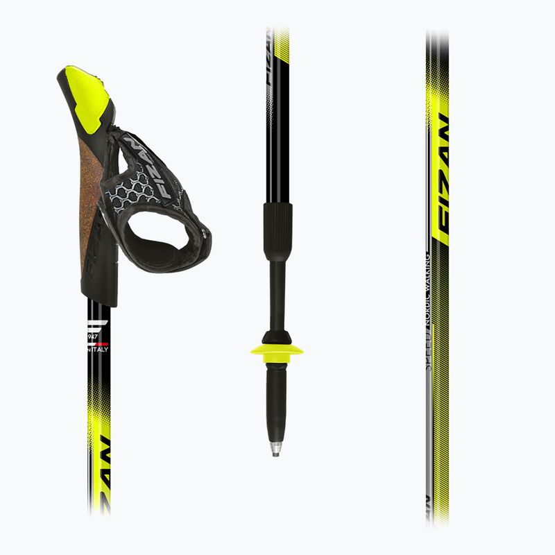 Nordic walking poles Fizan Speed yellow 5