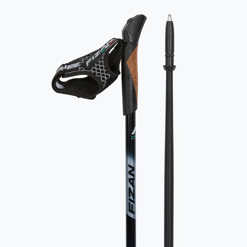 Nordic walking poles Fizan Speed black 3