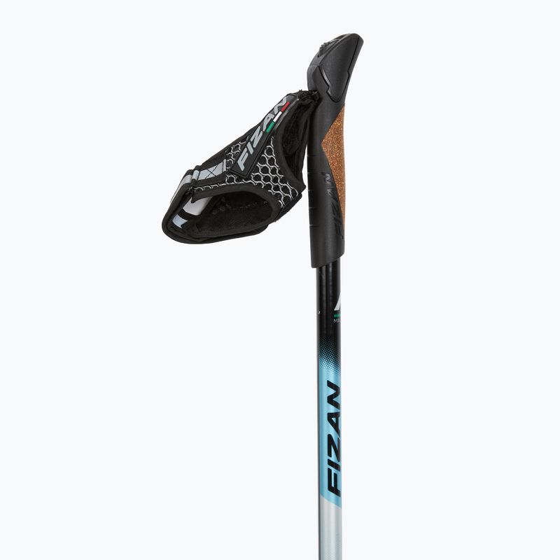 Nordic walking poles Fizan Speed light blue 2