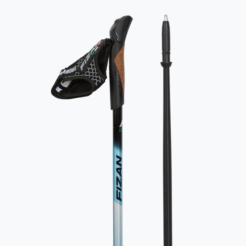 Nordic walking poles Fizan Speed light blue 3