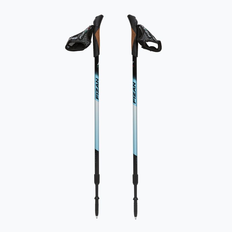 Nordic walking poles Fizan Speed light blue 5
