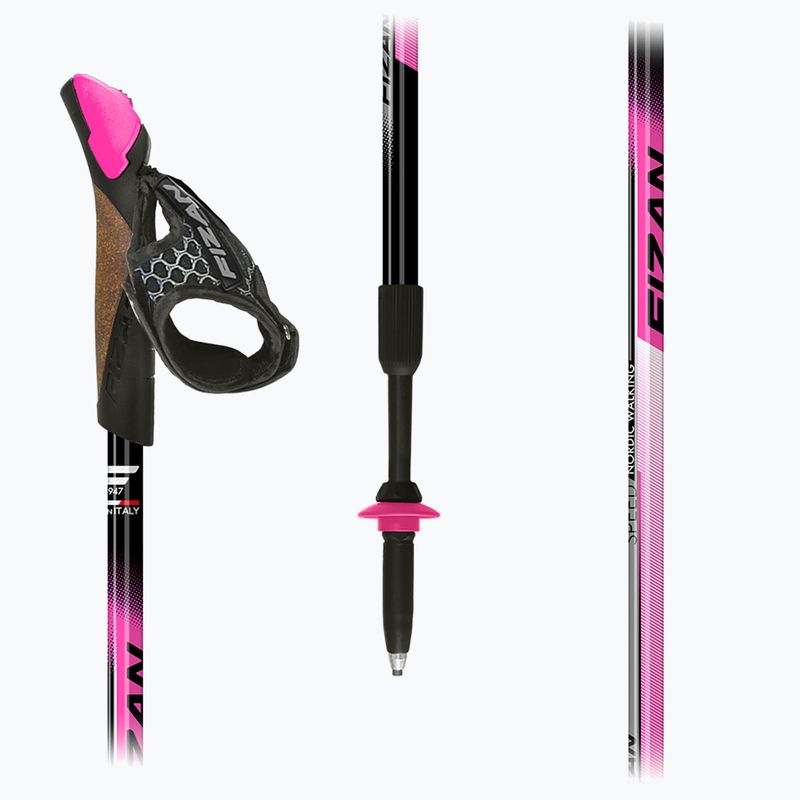 Nordic walking poles Fizan Speed pink 3
