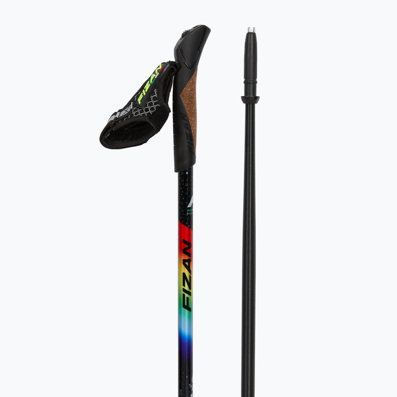 Nordic walking poles Fizan Speed Junior rainbow 3