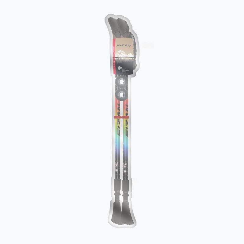 Nordic walking poles Fizan Speed Junior rainbow 3