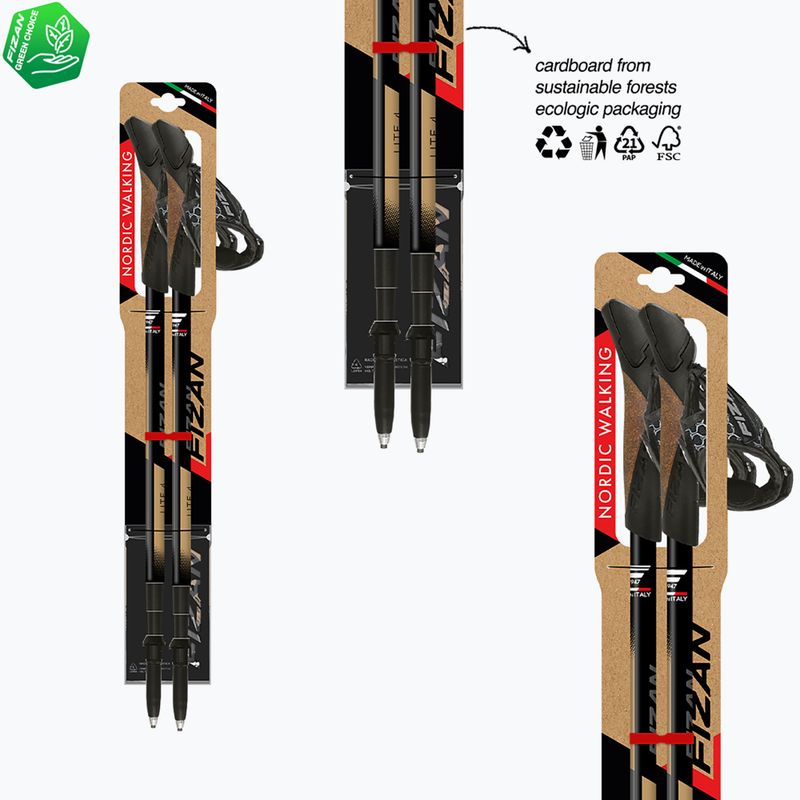 Nordic walking poles Fizan Lite 4 Tech beige 3