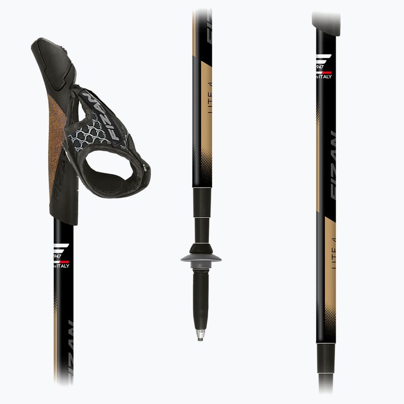 Nordic walking poles Fizan Lite 4 Tech beige 4