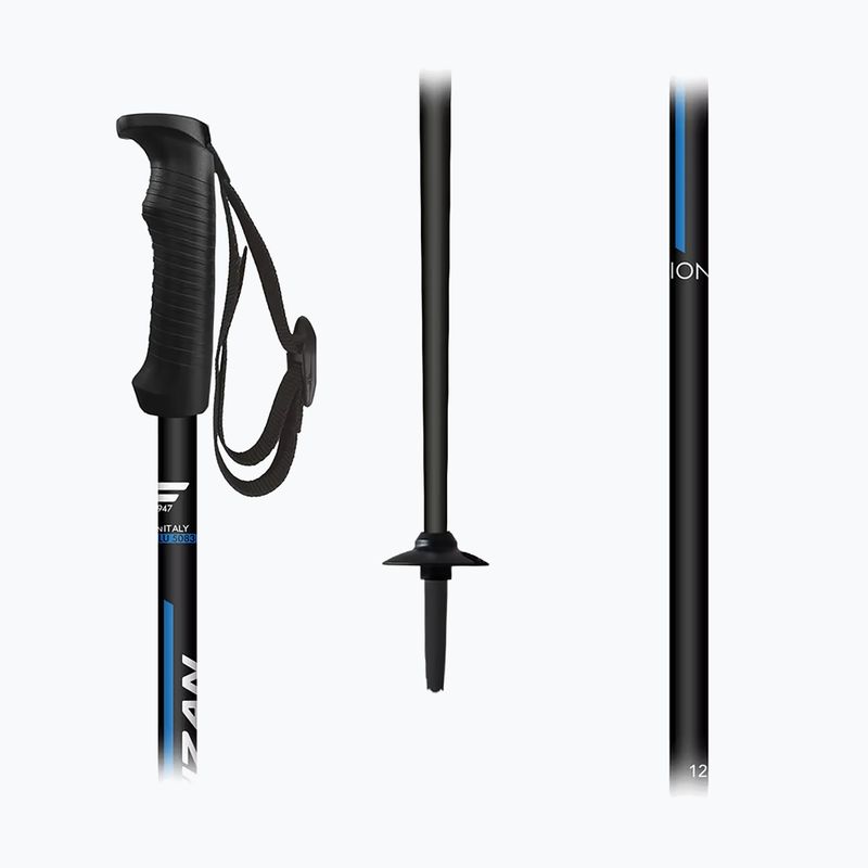 Ski poles Fizan Action black/blue 2