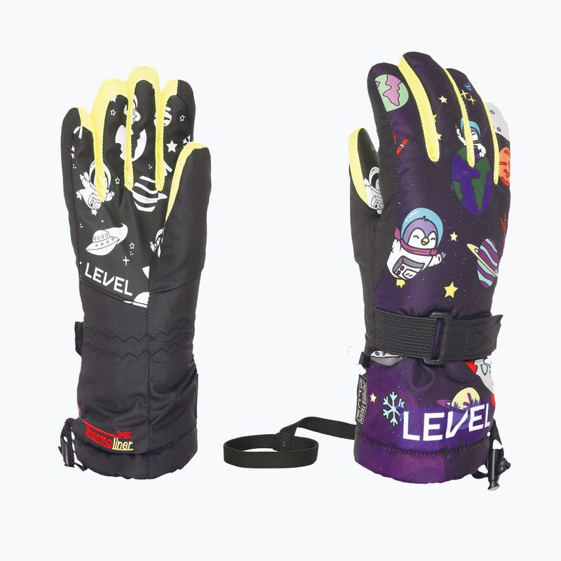 Children's ski gloves Level Junior blue
