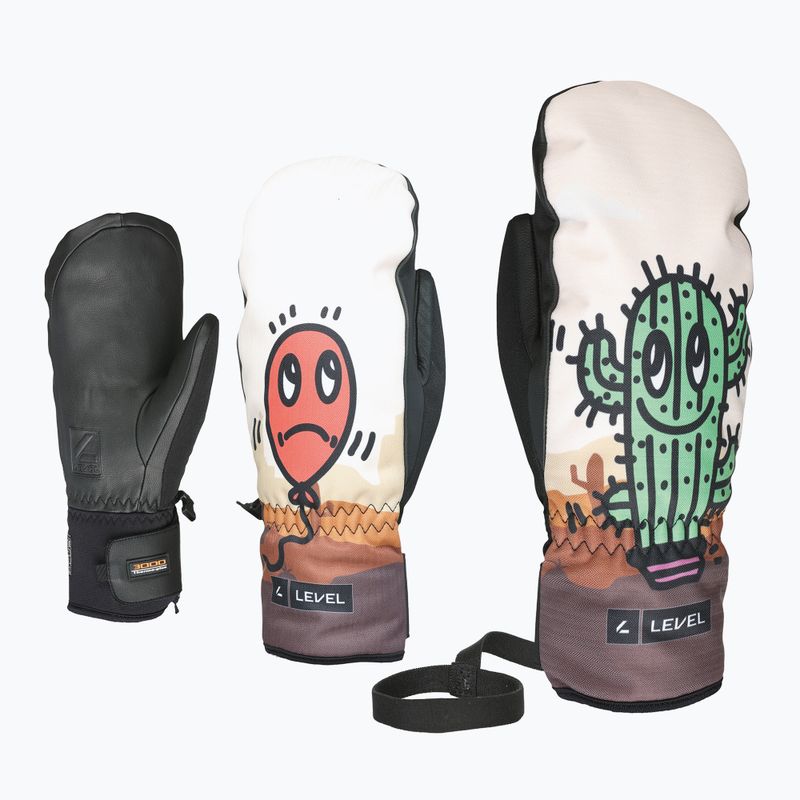 Children's ski gloves Level Vertigo Mitt Teen beige