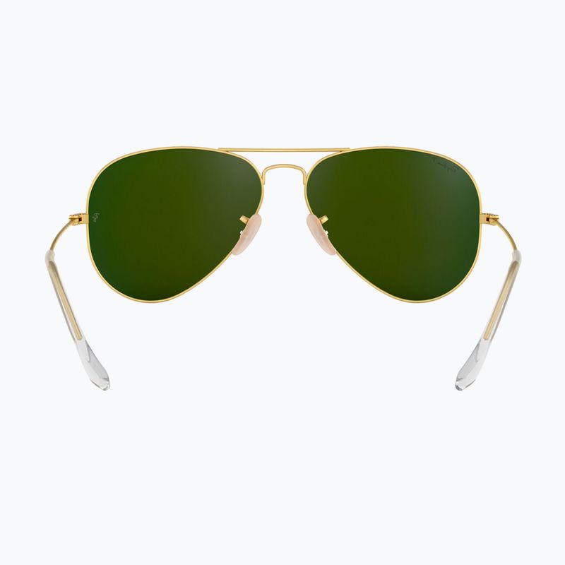 Sunglasses Ray-Ban Aviator Classic matt gold/blue polarized 5