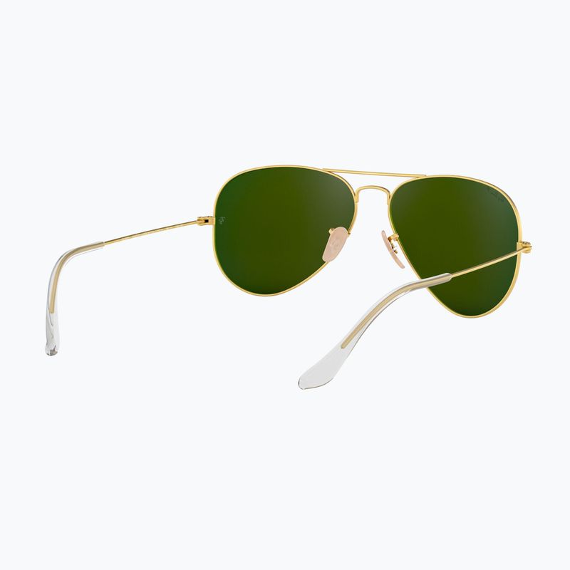 Sunglasses Ray-Ban Aviator Classic matt gold/blue polarized 6