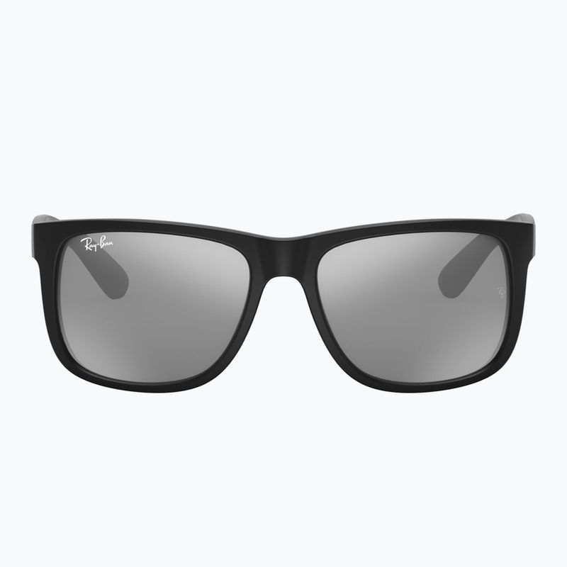 Sunglasses Ray-Ban Justin Classic matt black/silver grey mirror 2