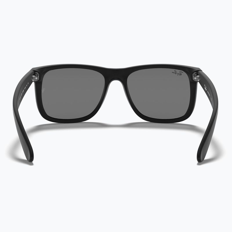 Sunglasses Ray-Ban Justin Classic matt black/silver grey mirror 5