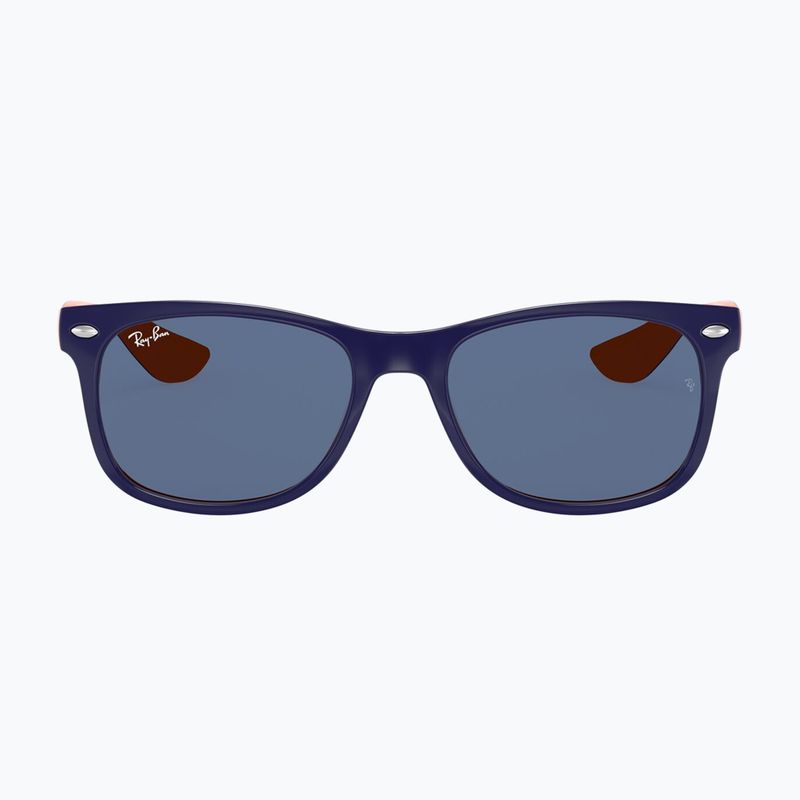 Children's sunglasses Ray-Ban New Wayfarer matte black/blue 2