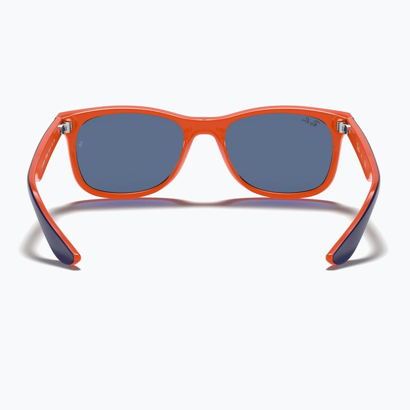 Children's sunglasses Ray-Ban New Wayfarer matte black/blue 5