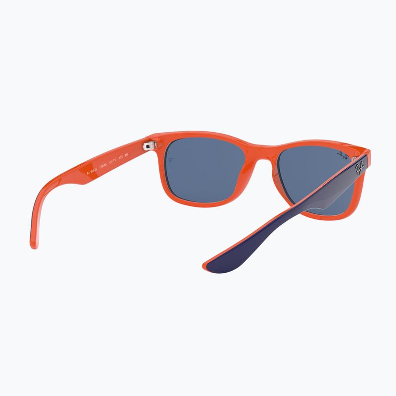 Children's sunglasses Ray-Ban New Wayfarer matte black/blue 6
