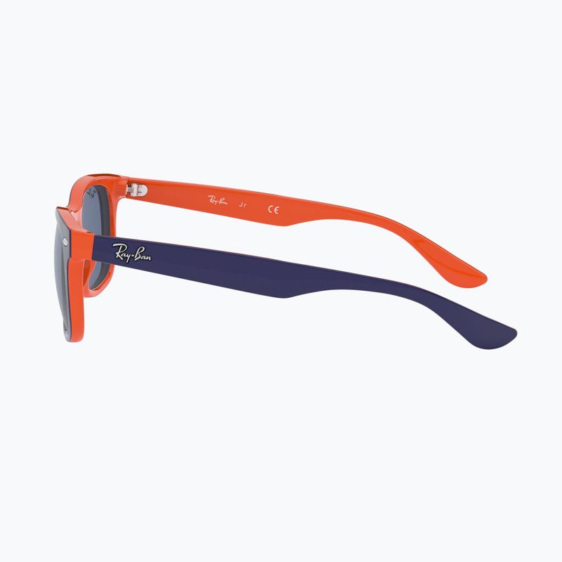 Children's sunglasses Ray-Ban New Wayfarer matte black/blue 7