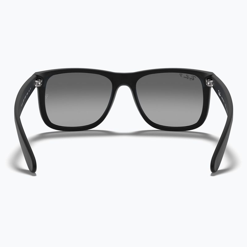 Sunglasses Ray-Ban Justin Classic matt black gum/dark grey 5
