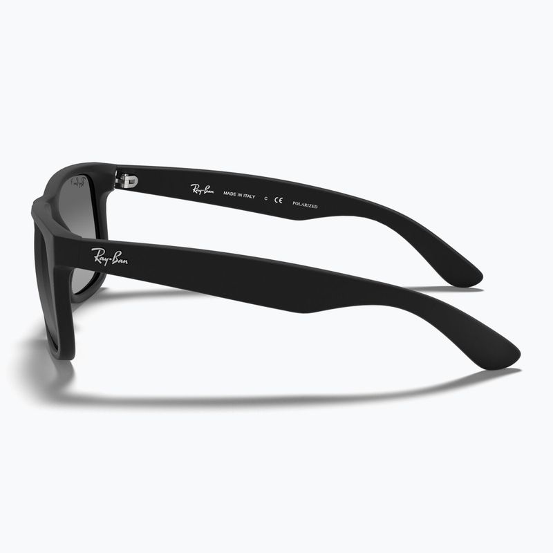 Sunglasses Ray-Ban Justin Classic matt black gum/dark grey 7