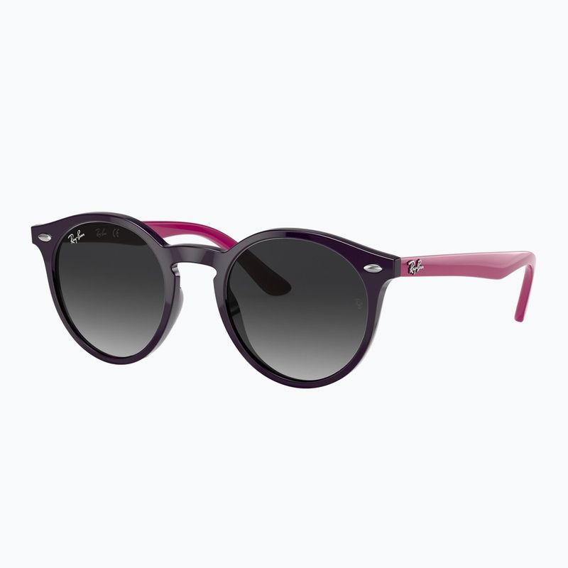 Children's sunglasses Ray-Ban RB9064S polished violet/grey gradient 4