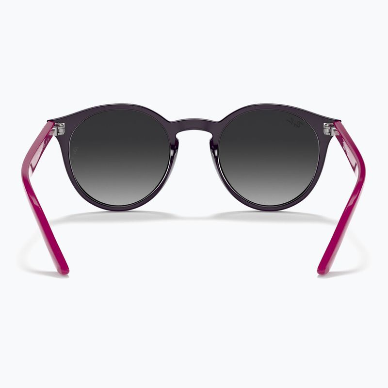 Children's sunglasses Ray-Ban RB9064S polished violet/grey gradient 5