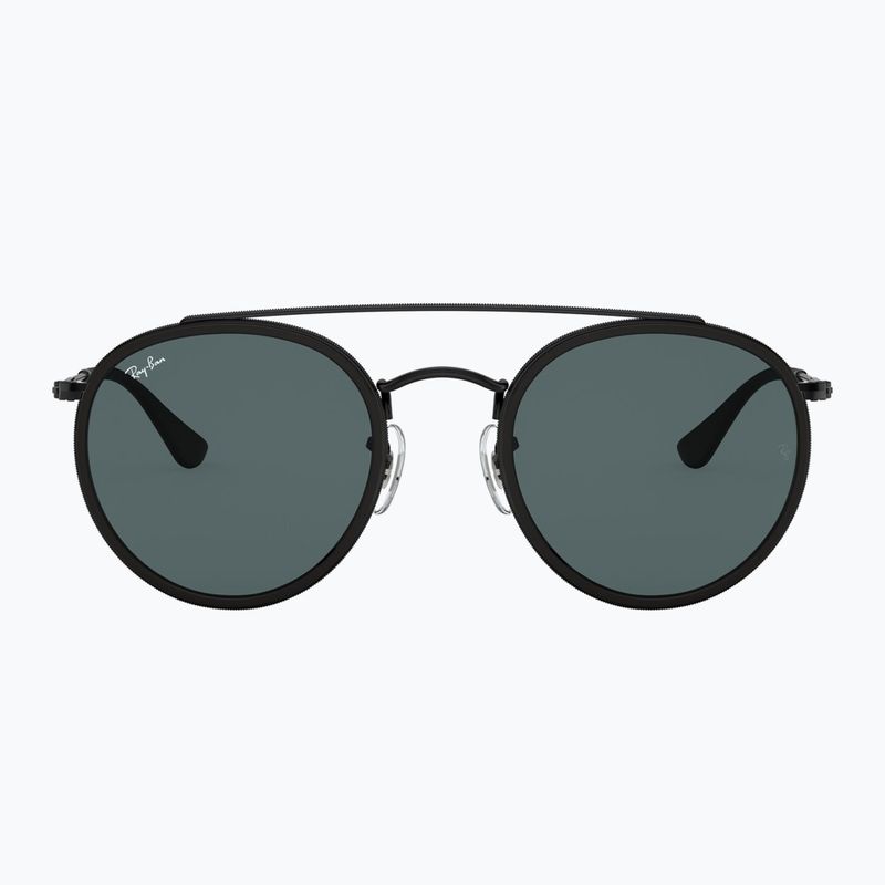 Sunglasses Ray-Ban Round Double Bridge black/blue/grey 2