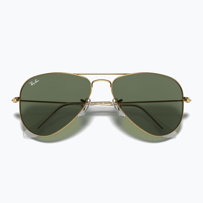 Children's sunglasses Ray-Ban Aviator arista gold/dark green 3