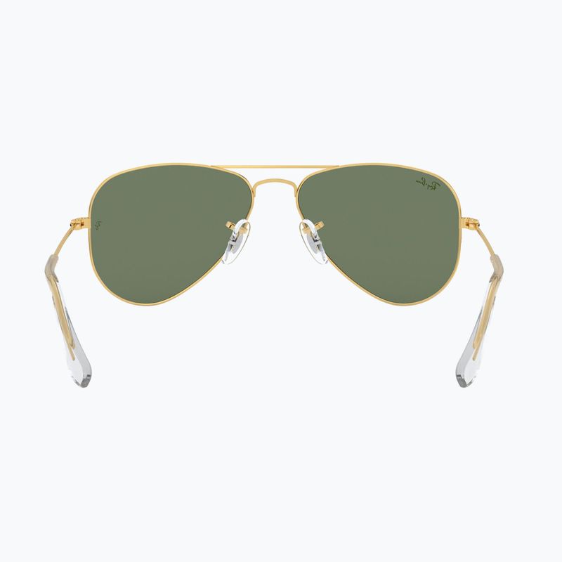 Children's sunglasses Ray-Ban Aviator arista gold/dark green 5