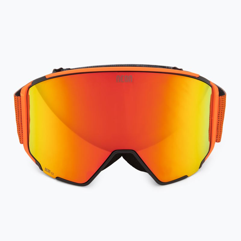 Ski goggles Neon Ice black/orange/mirror red/amber 3