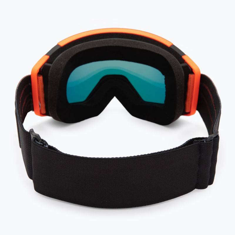 Ski goggles Neon Ice black/orange/mirror red/amber 4