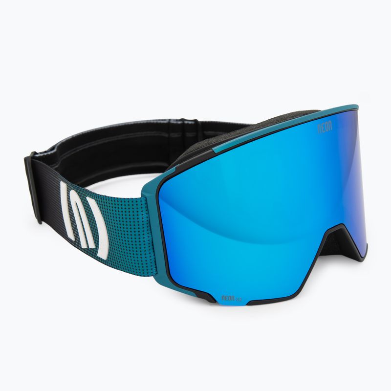 Ski goggles Neon Ice black/petroleum/mirror blue/amber 2