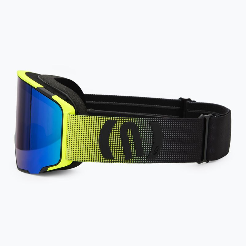 Ski goggles Neon Ice black/yellow/mirror green/amber 5