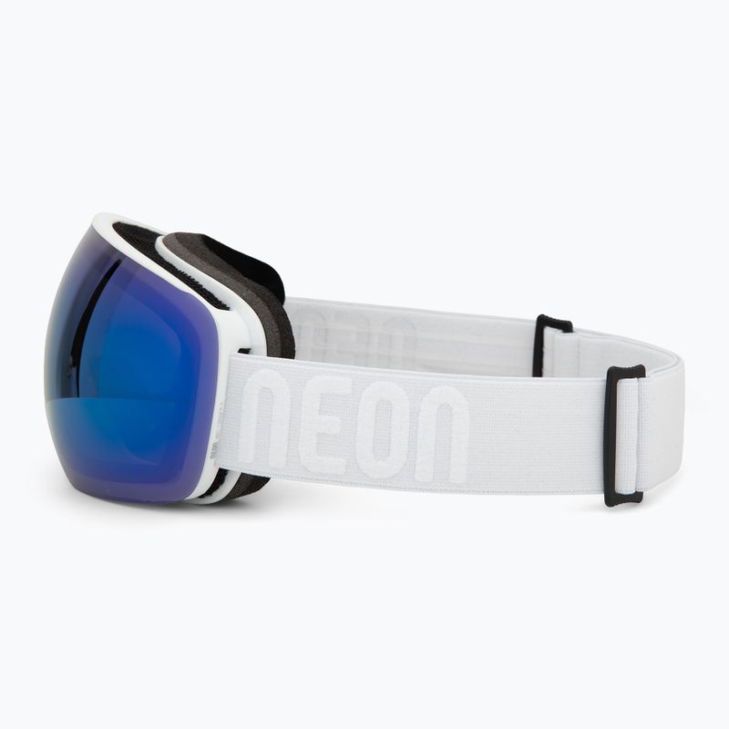 Ski goggles Neon Beam white/white/mirror acciaio 4