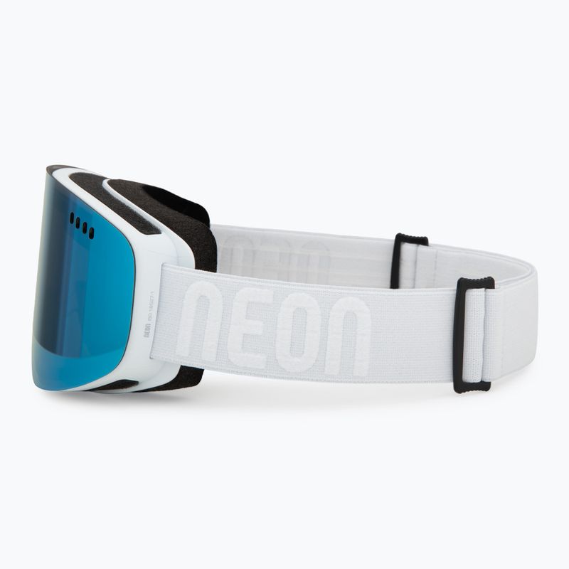 Ski goggles Neon Light white/white/mirror acciaio 4