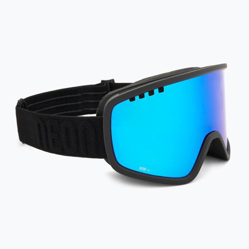 Ski goggles Neon Force Otg black/black/mirror blue