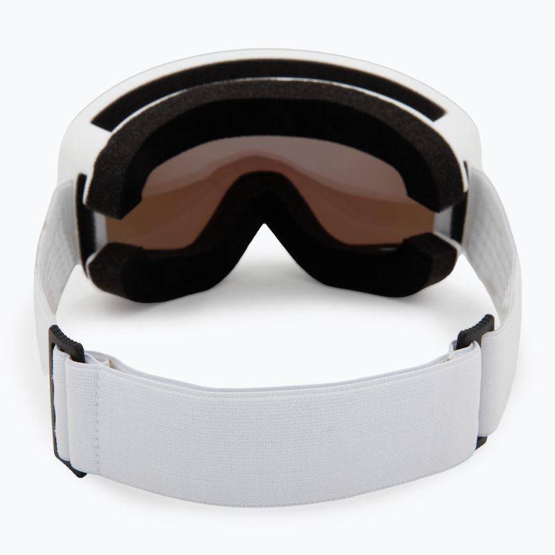 Ski goggles Neon Force Otg white/white/mirror acciaio 3