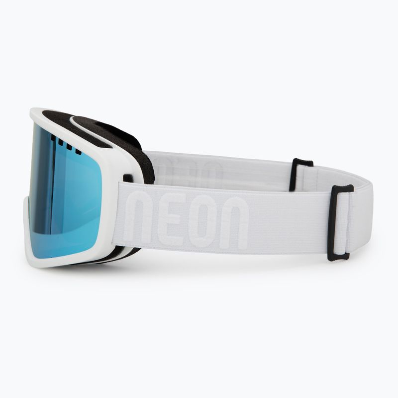 Ski goggles Neon Force Otg white/white/mirror acciaio 4