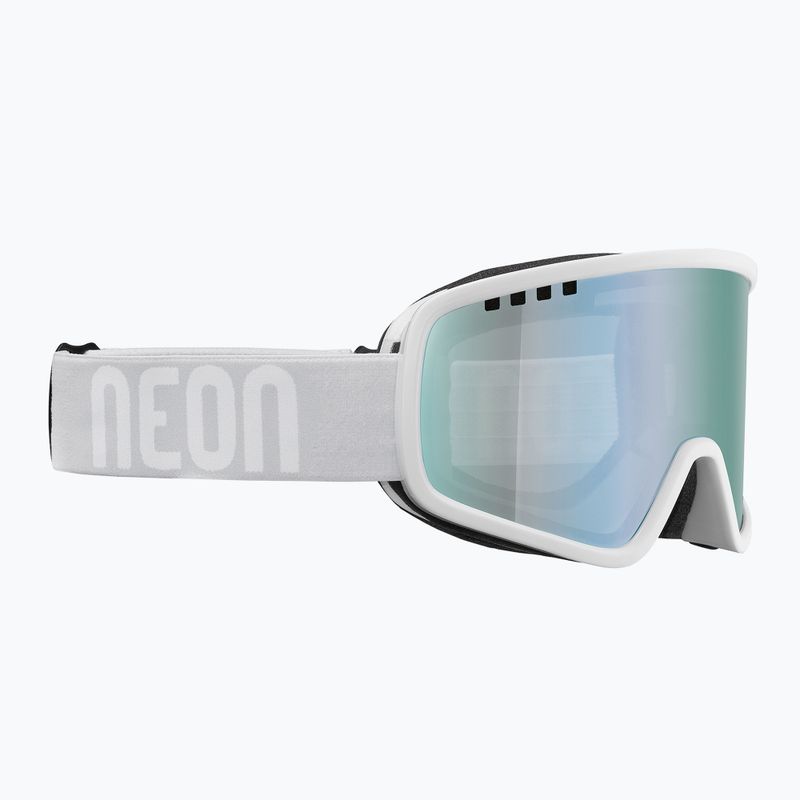 Ski goggles Neon Force Otg white/white/mirror acciaio 5