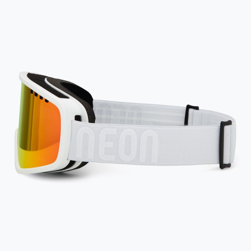 Ski goggles Neon Force Otg white/white/mirror red 4