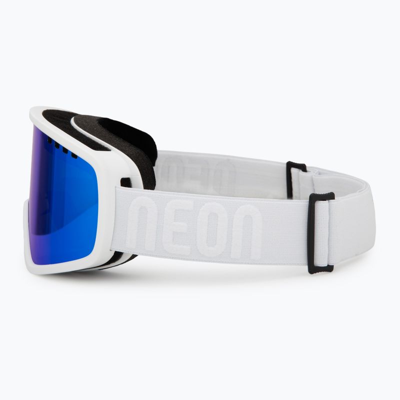 Ski goggles Neon Force Otg white/white/mirror blue 4