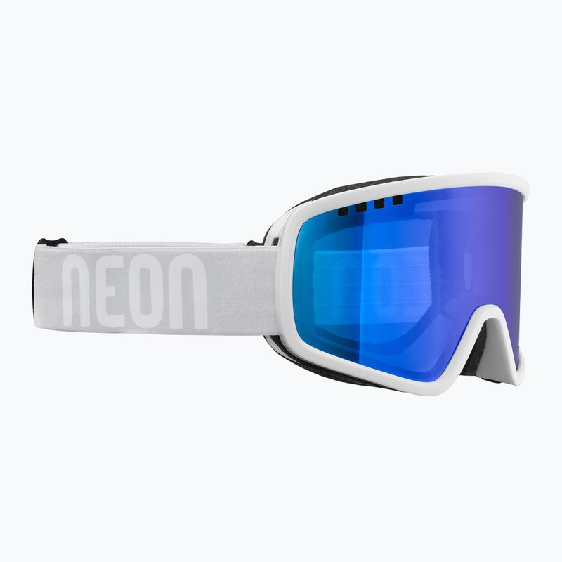 Ski goggles Neon Force Otg white/white/mirror blue 5