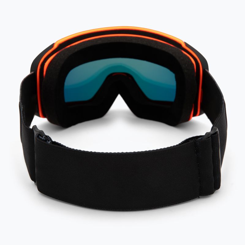 Ski goggles Neon Eclipse orange/mirror red 3
